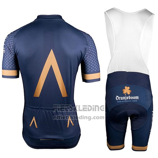 2018 Fietskleding Aqua Blauwe Sport Korte Mouwen en Koersbroek
